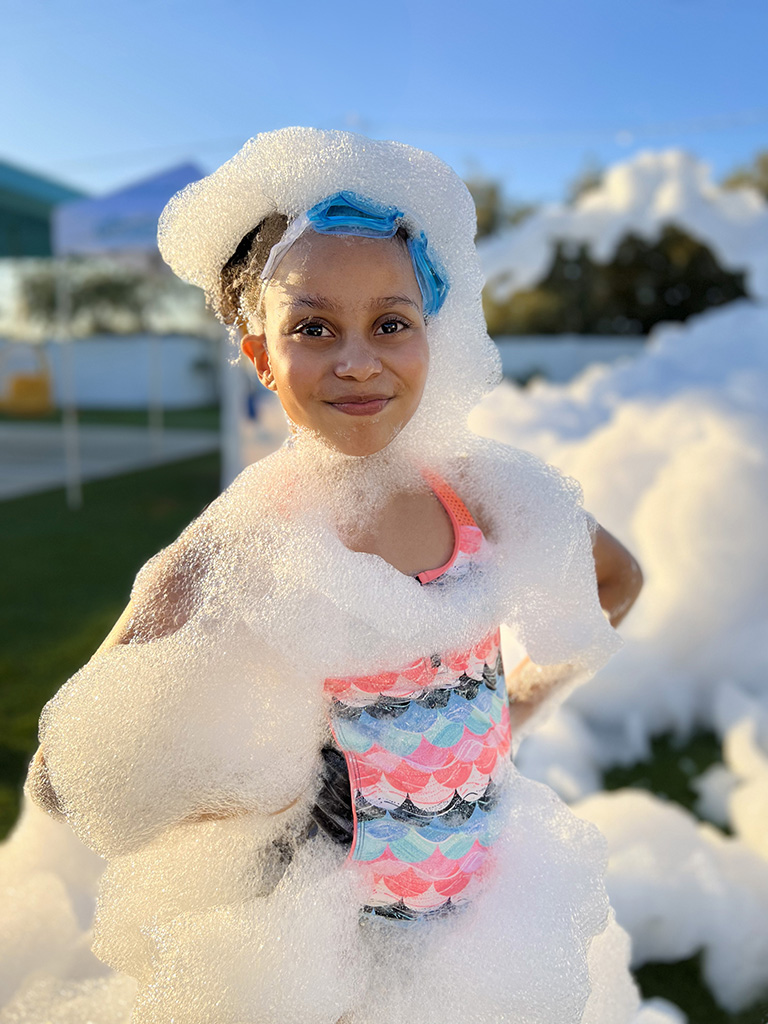 Foam party fun